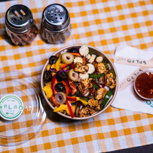 Chilli Paneer Salad