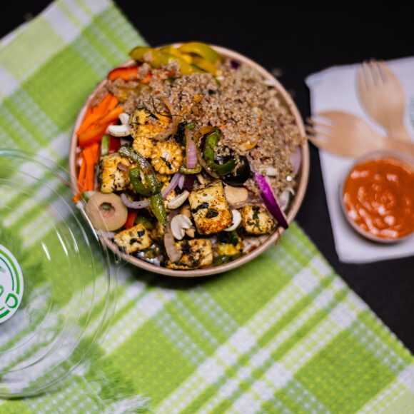 Paneer Tikka Quinoa Bowl