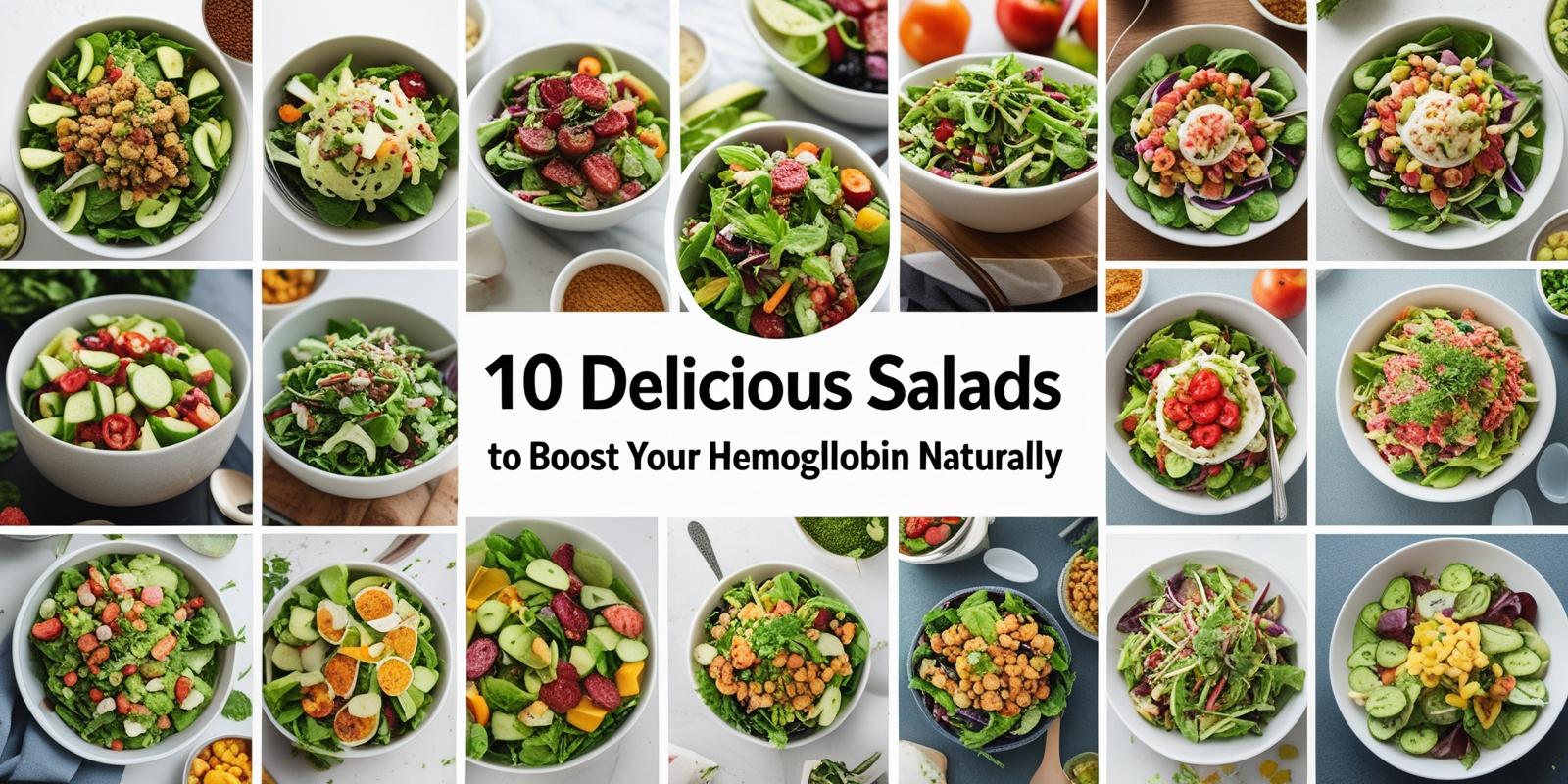 10 Salad Recipes to Naturally Increase Hemoglobin